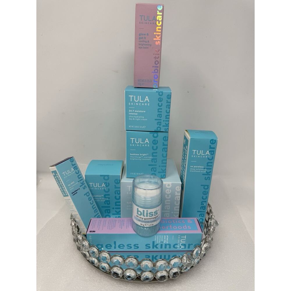Tula 9-Piece Skincare Bundle Full Size - Read Details For Product Info
